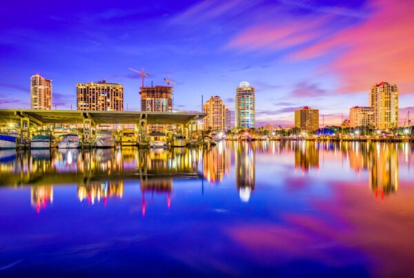 st. petersburg skyline