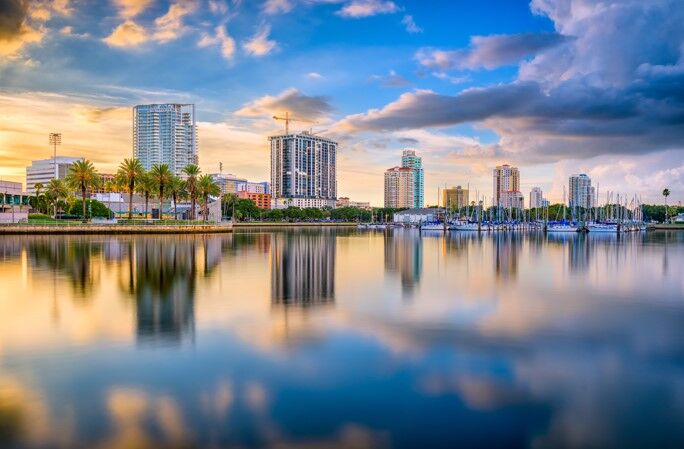 St. Petersburg coast