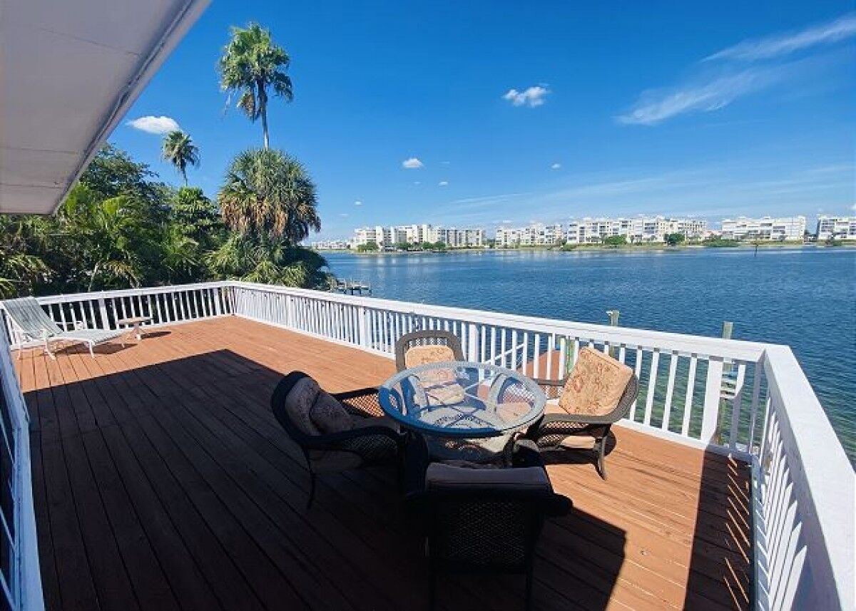 Beautiful deck in St Pete Beach Florida