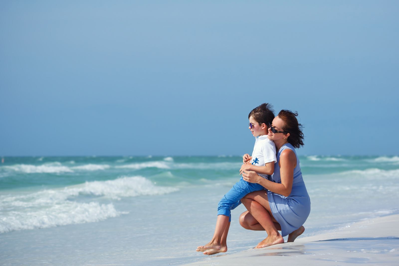 mother-and-son-on-the-beach