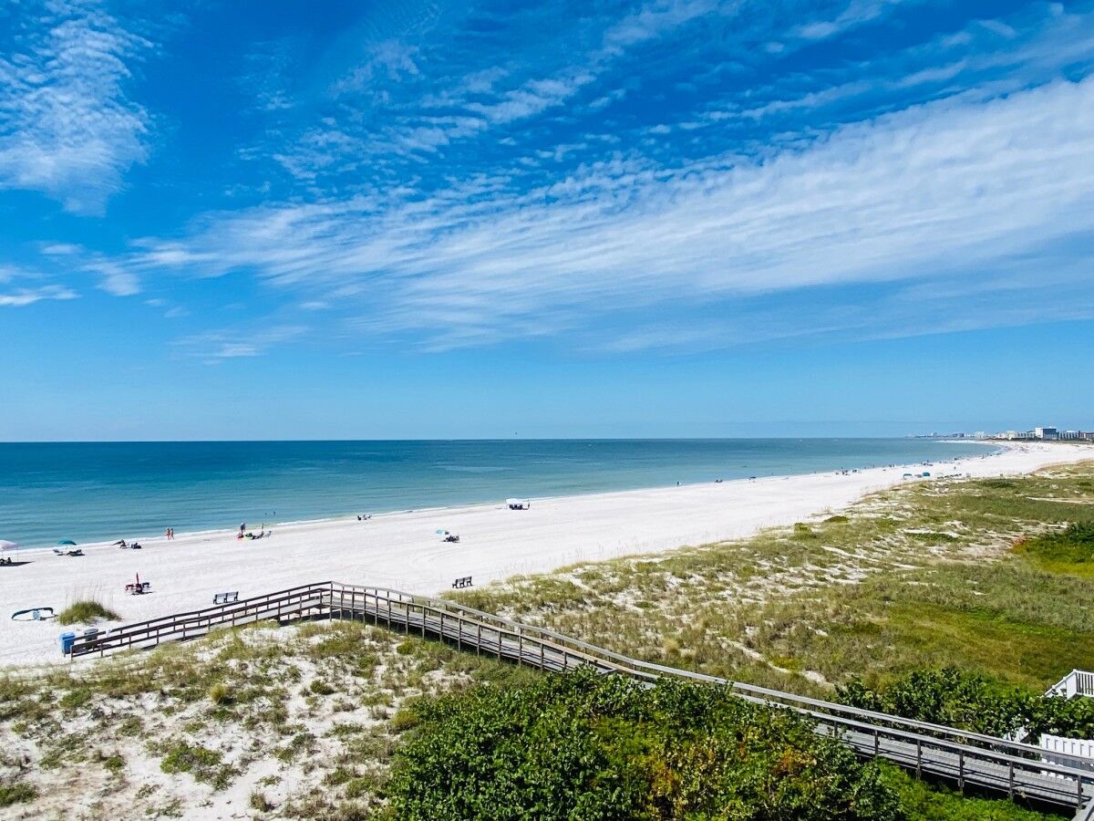 beach view at treasure island rental 